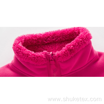 100% Polyester Polar Fleece Bonded with Sherpa Fabric